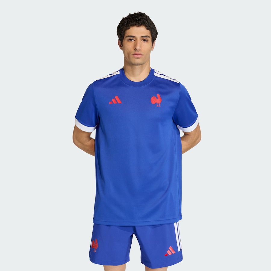 Джерси ADIDAS PERFORMANCE Frankreich Rugby Replica Home Fan, синий — фото 3