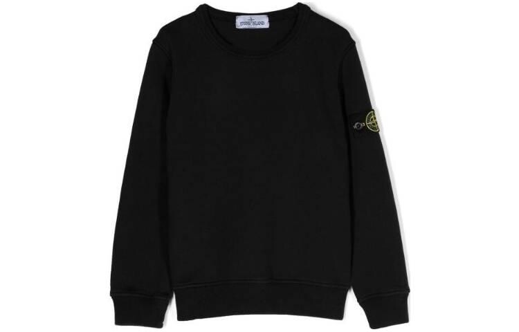 

STONE ISLAND Детский свитшот, цвет Black