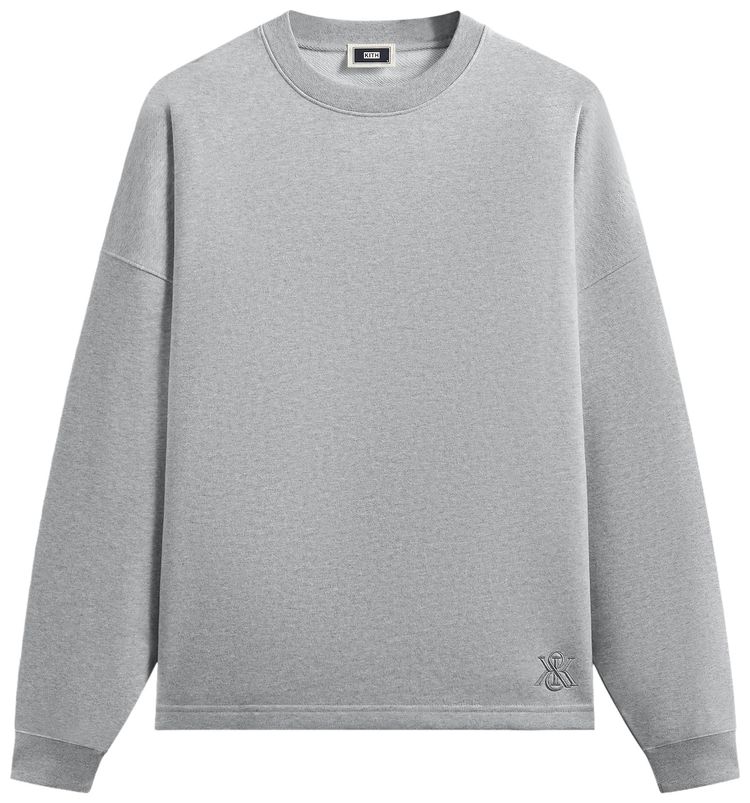

Футболка с длинными рукавами Kith Sueded French Terry Lawson Tee, серый