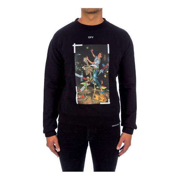 

Толстовка pascal painting mens logo sweater Off-White, черный