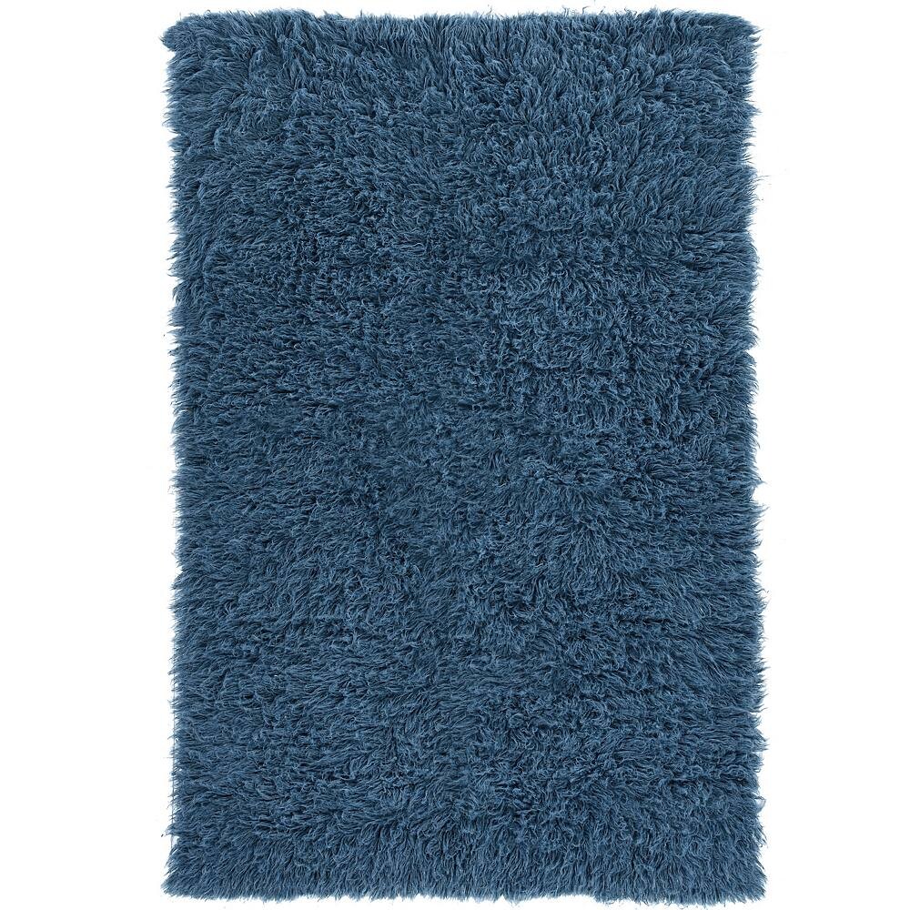 

Новый льняной ковер Flokati Linon, цвет Denim Blue
