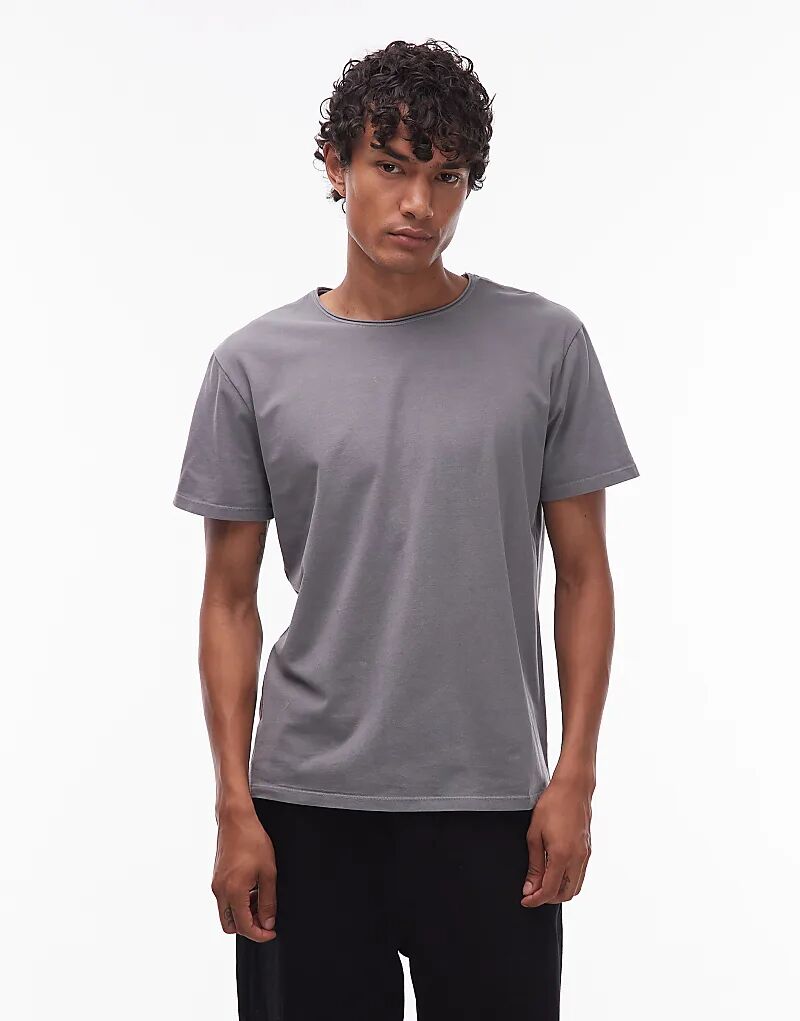

Серая футболка AllSaints Bodega