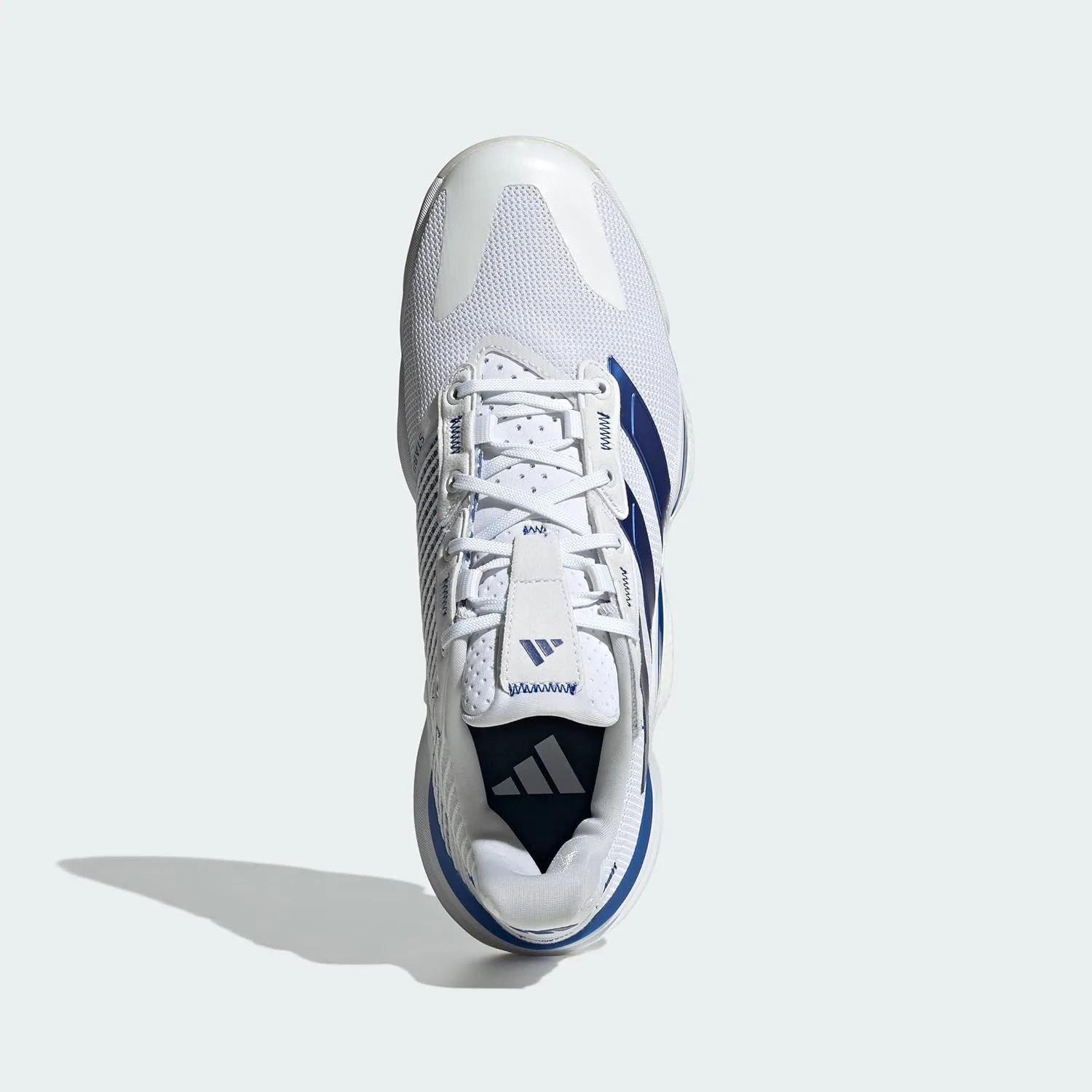 Мужские домашние кроссовки Adidas Stabil 16, белый/синий — фото 3