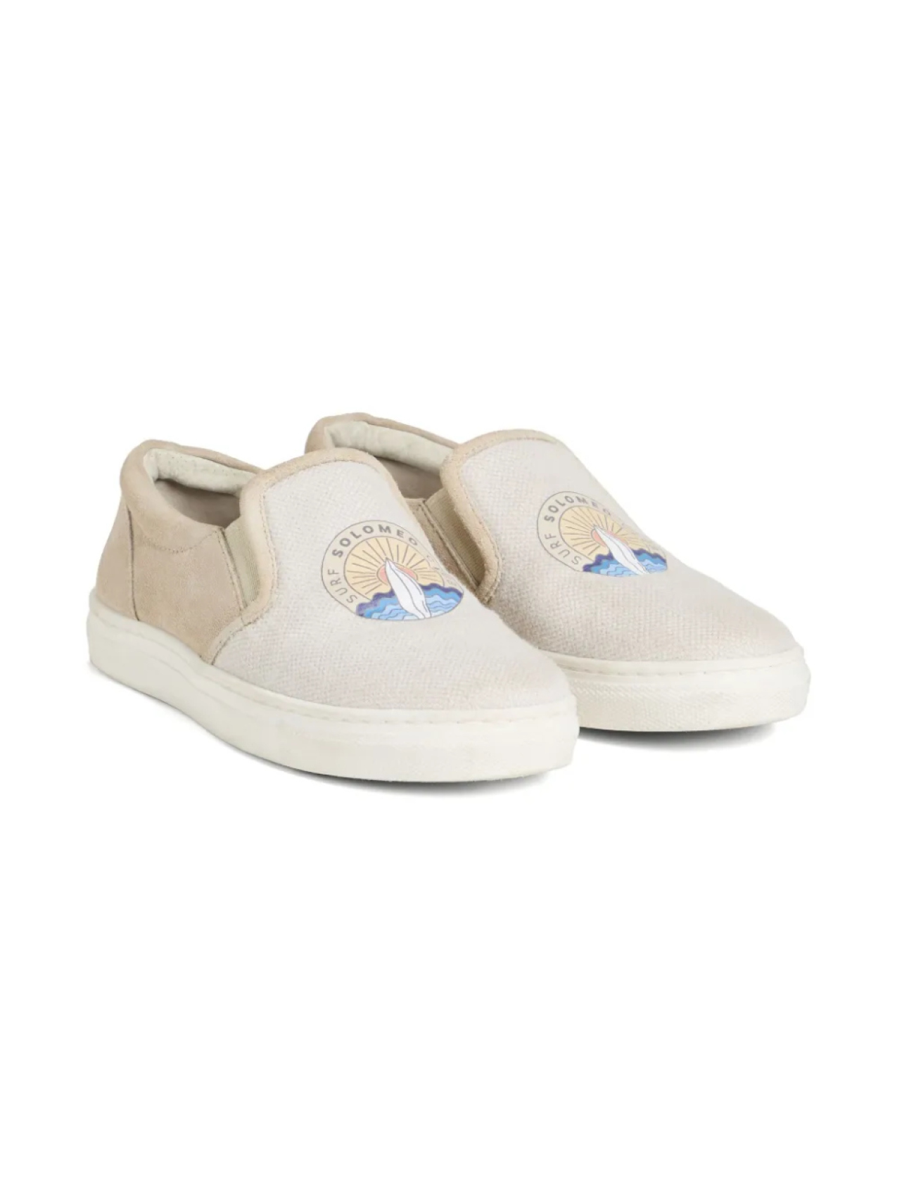 

Детские кеды-слипоны Brunello Cucinelli Brunello Cucinelli Kids, серый