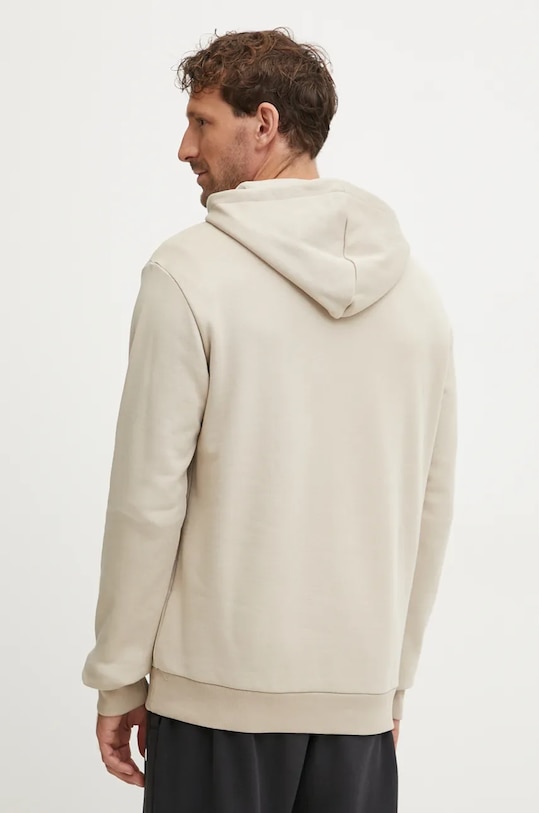 Хлопковая толстовка Outline Hoodie Adidas Originals, бежевый — фото 3