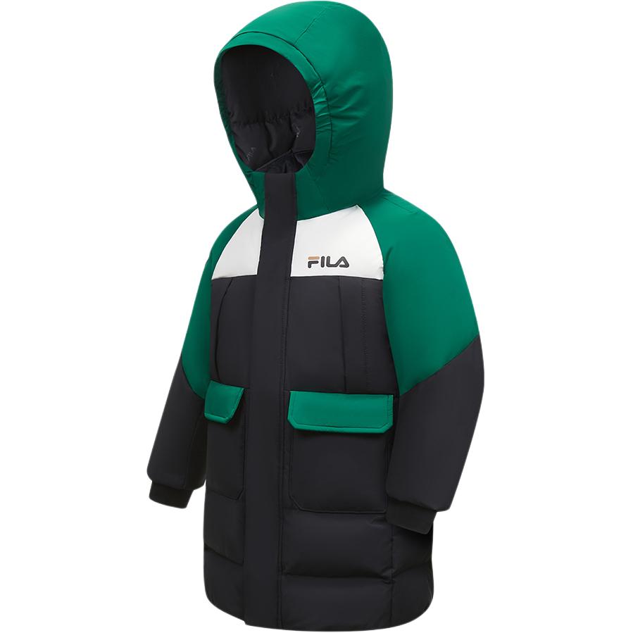 Пуховик для детей 3-7 лет FILA KIDS, синий — фото 4