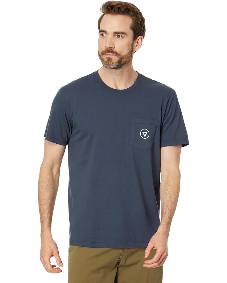 

Футболка VISSLA Salty Stoke Premium Short Sleeve Pocket, темно-синий