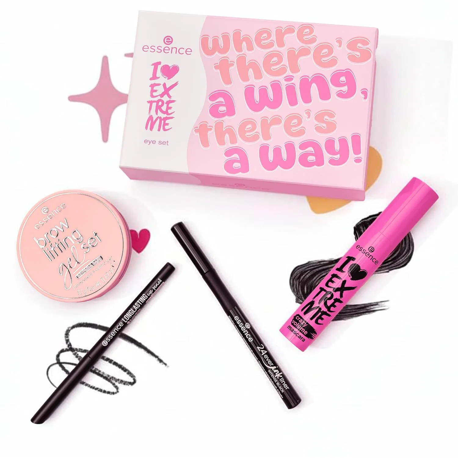 Набор для макияжа глаз «I Love Extreme Eye Set 01 Wing It!» от Essence Essence