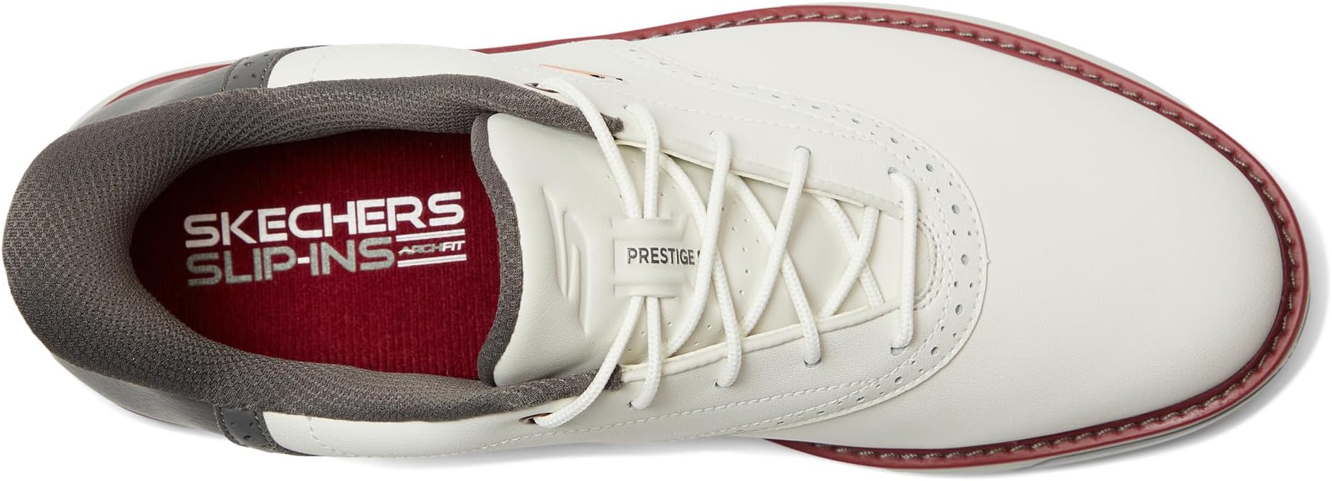Кроссовки Skechers GO GOLF Prestige Slip-In ArchFit Spikeless Golf Shoe, цвет Natural/Gray — фото 2