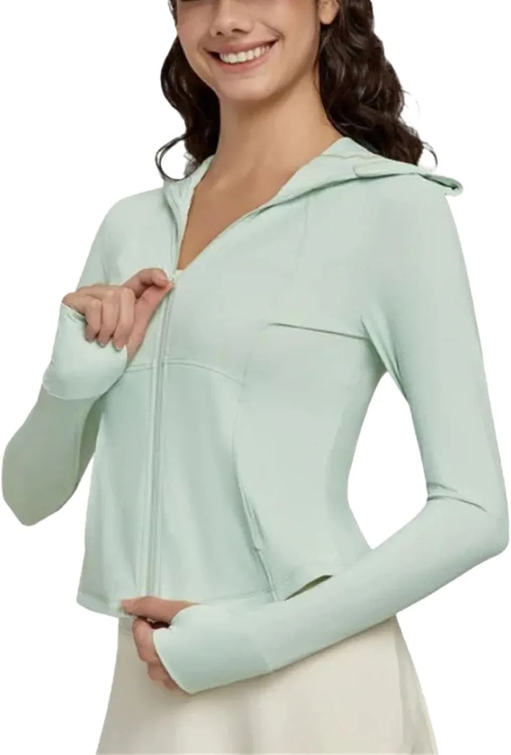 Футболка с капюшоном UV Protection, Generic, Green