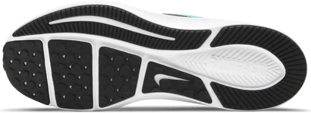 Детские беговые кроссовки Nike Star Runner 2 (PSV) унисекс, белый/черный/синий — фото 3