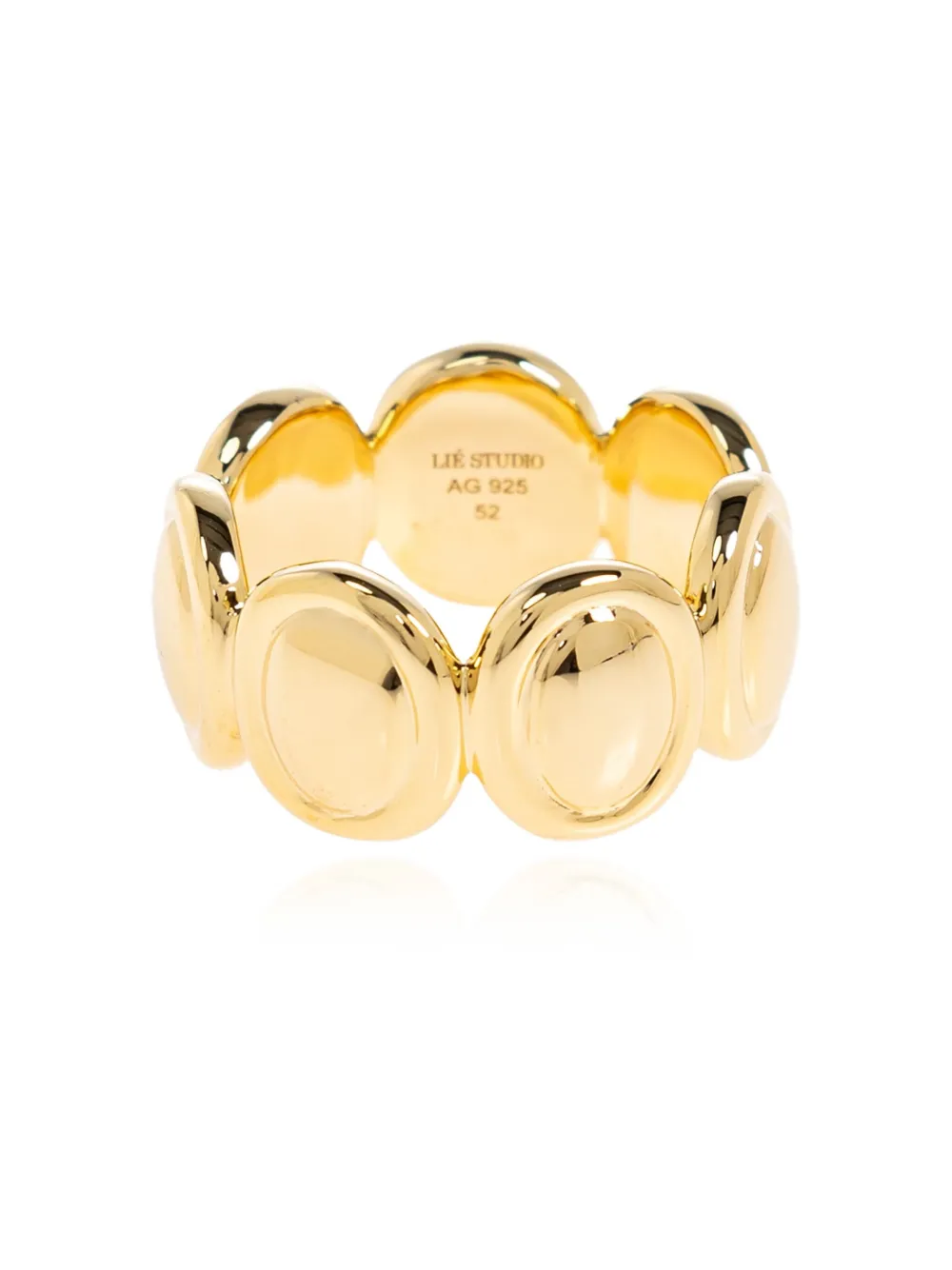 

Кольцо Sasha с овальным диском LIE STUDIO, золотой