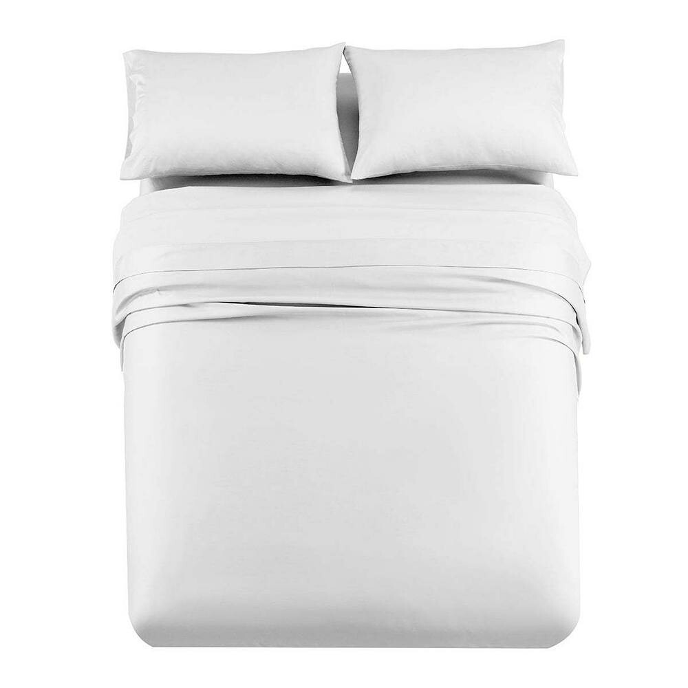 

Набор простыней из тенселя с эвкалиптом — количество ниток 600 Egyptian Linens, белый