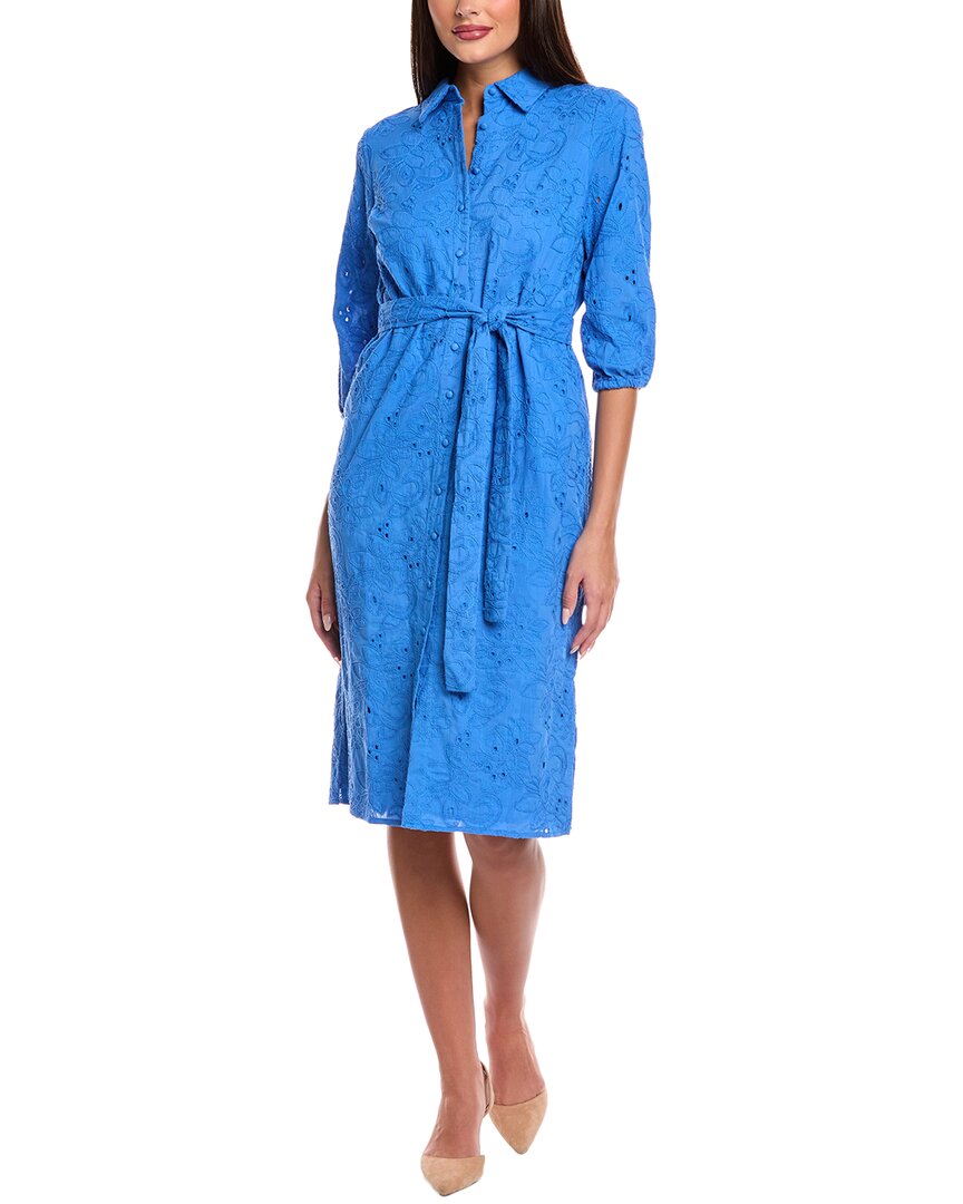 

T Tahari Floral Embroidered Dress