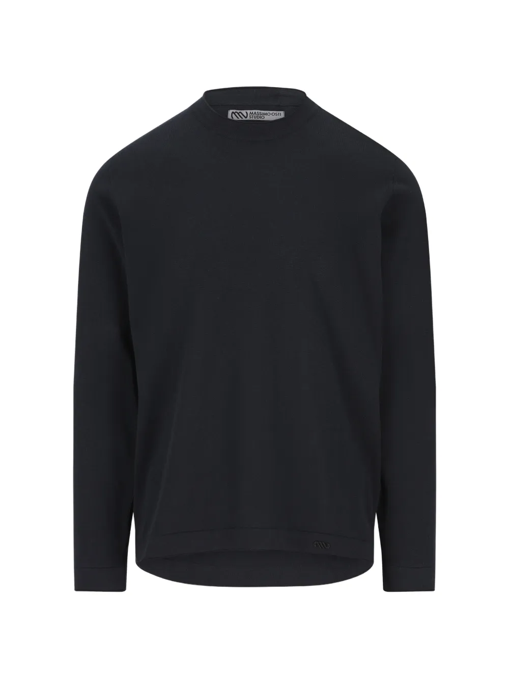 

Свитер с круглым вырезом и логотипом Massimo Osti Studio, синий