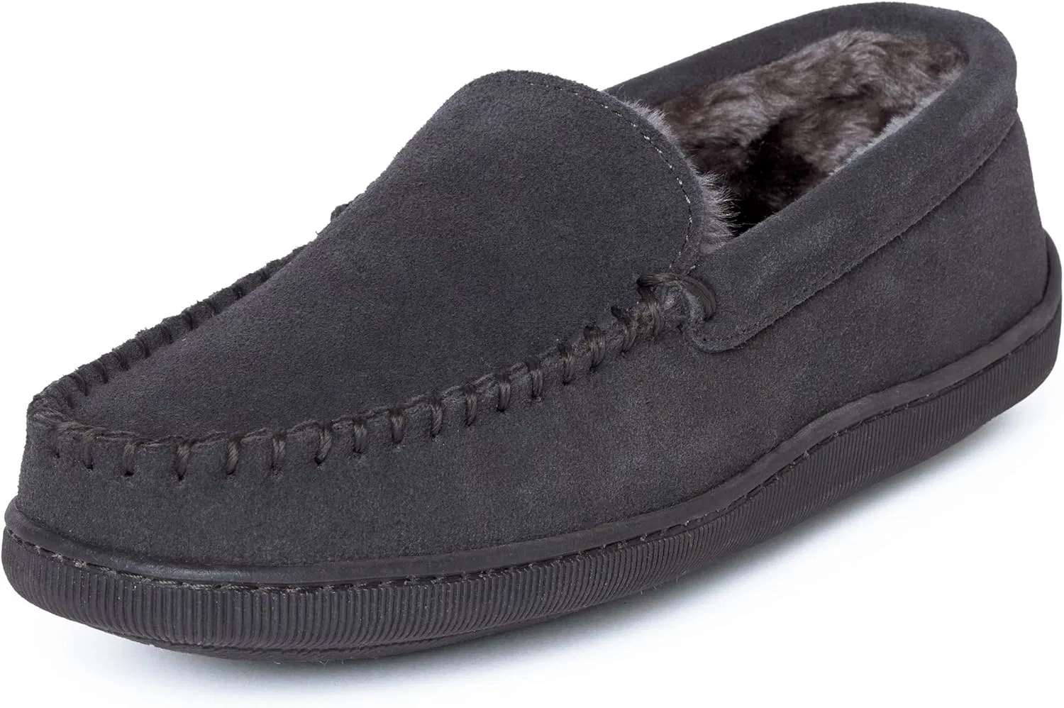 Тапочки с ворсом, Minnetonka, серый венецианский