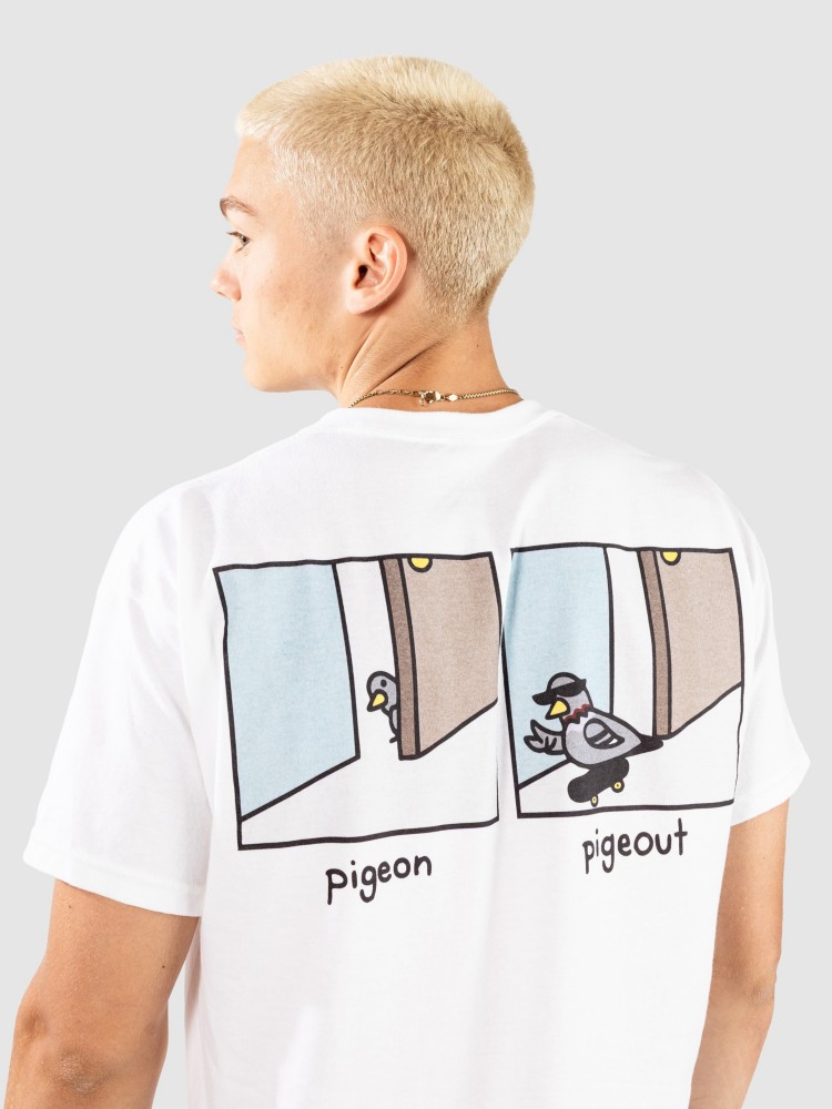 

Футболка A.LAB Pigeout T-Shirt, white, Белый, Футболка A.LAB Pigeout T-Shirt, white