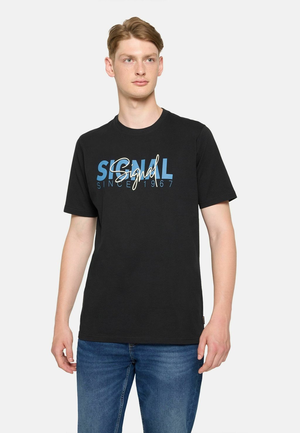 

Футболка с принтом Signal, черный