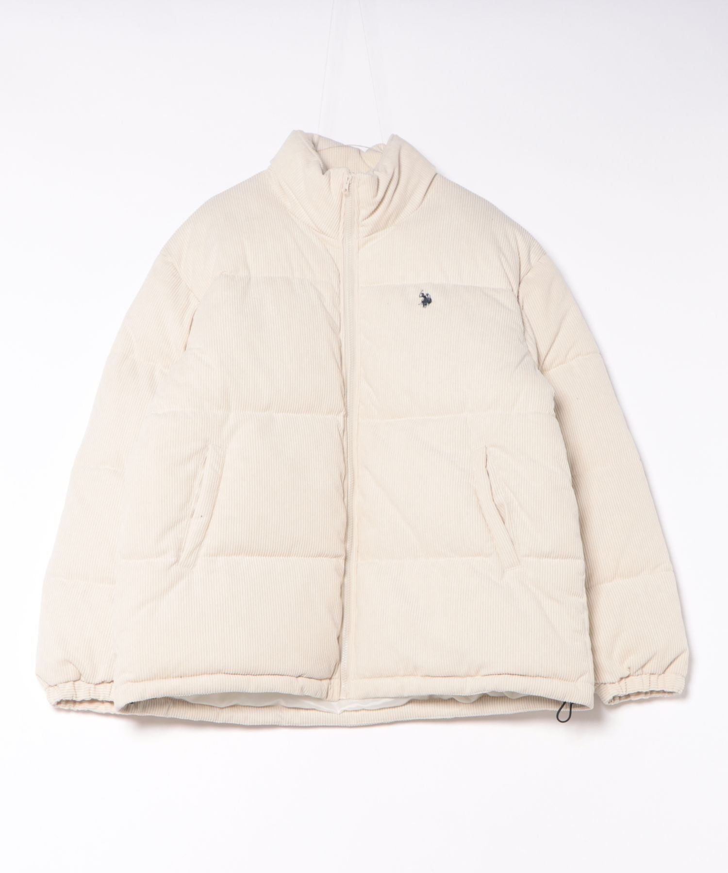 Американская ассоциация поло / (М) Вельветовая стеганая куртка U.S. Polo Assn., off white