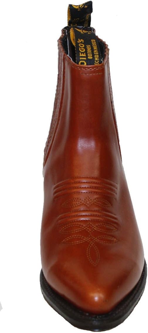 

Мужские короткие ковбойские ботинки из натуральной коровьей кожи Dona Michi, Tan