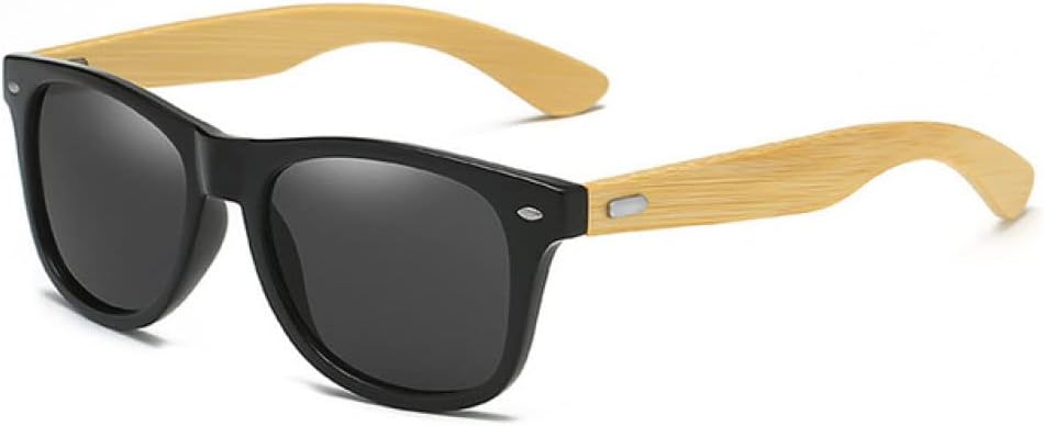 

Классические солнцезащитные очки из бамбукового дерева с поляризацией, для мужчин и женщин, с зеркальным покрытием, в стиле ретро, ​​с защитой от УФ-излучения UV400 MUTYNE, C3