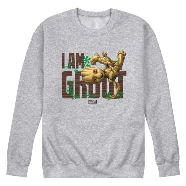 

Мужская толстовка с капюшоном Guardians of the Galaxy "I Am Groot" Marvel, серый