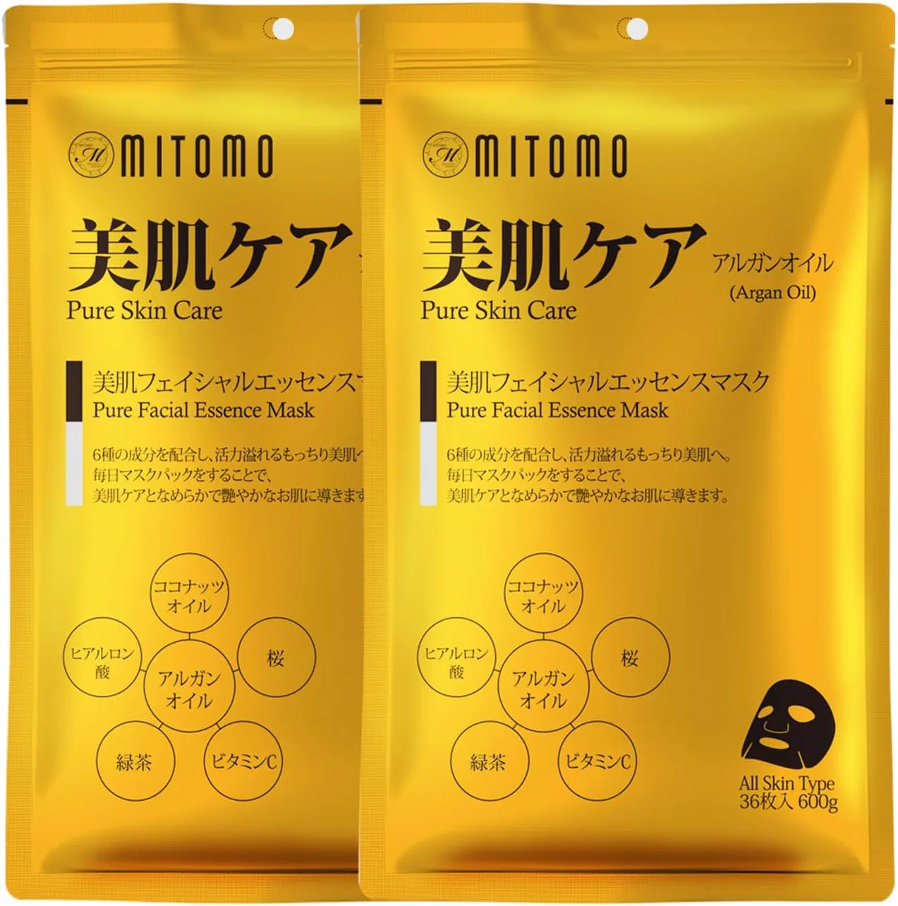 Тканевая маска Tomodachi — MITOMO Beauty Sheet Mask увлажняющая