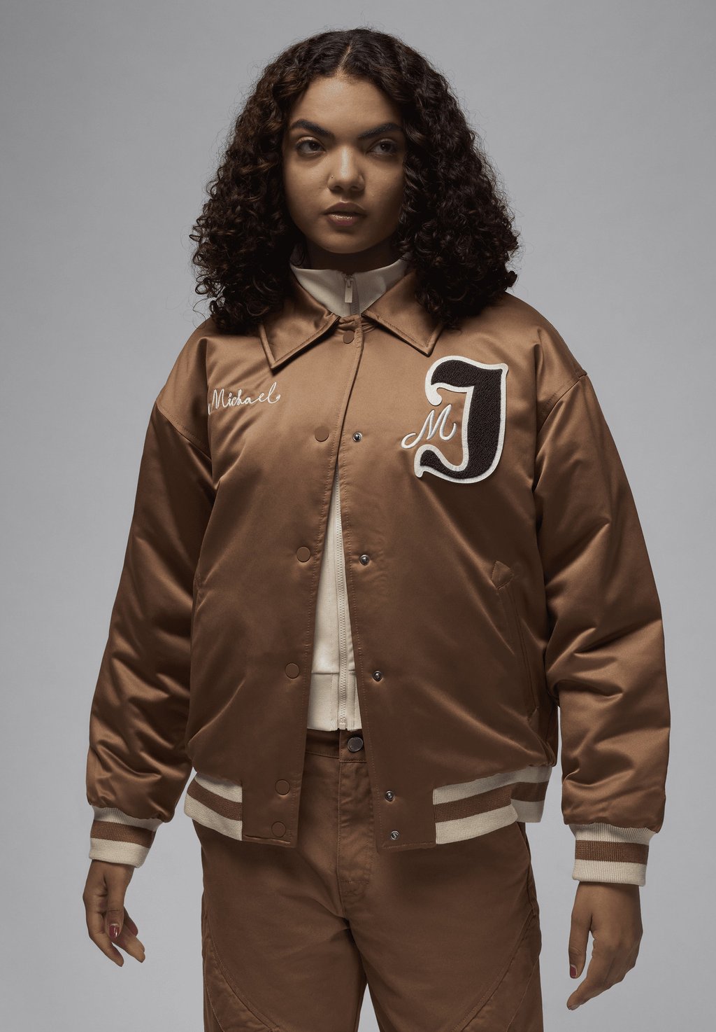 

Легкая куртка VARSITY Jordan, коричневый