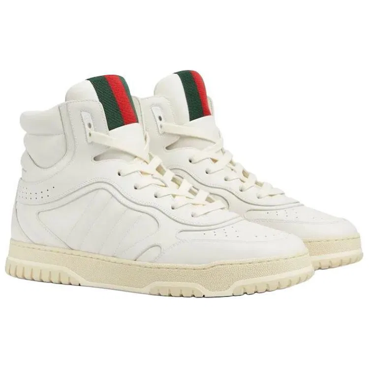 Кеды высокие GUCCI White — фото 4