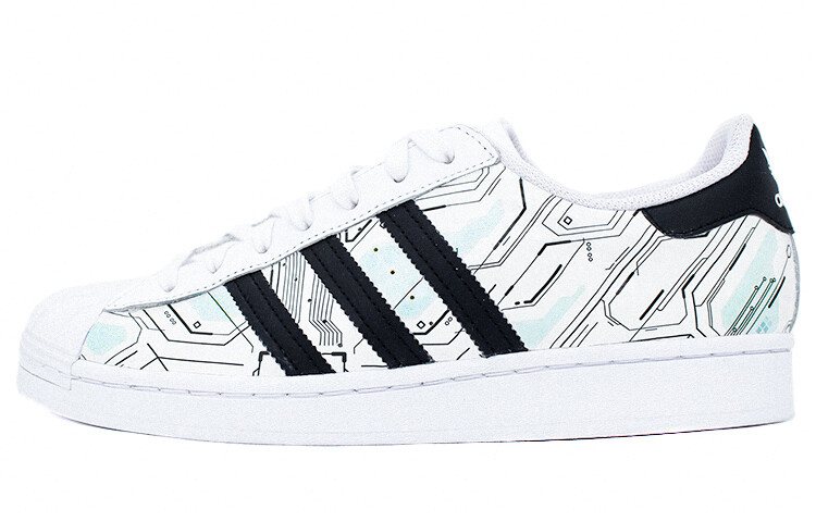 

Кроссовки Adidas Originals Superstar Series Skateboard Shoes Unisex Low-Top Black White
