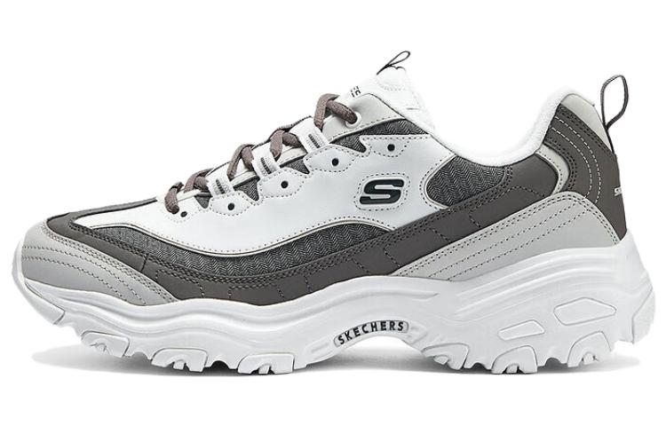 

Skechers D'LITES 1.0 износостойкие и легкие повседневные низкие кроссовки для мужчин, белые, черные