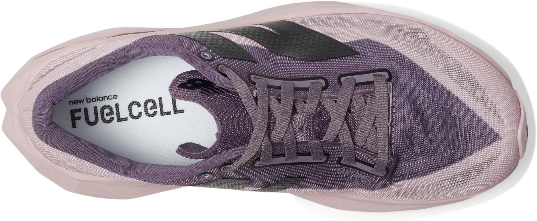 Кроссовки New Balance FuelCell Rebel v4, Twilight Haze/Dark Ice Wine/BlackSee Less — фото 2