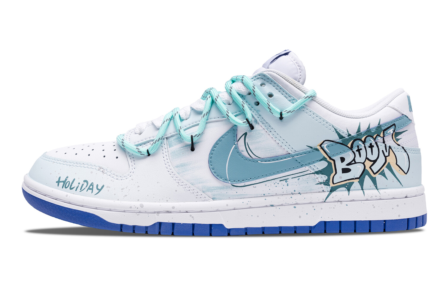 

Кроссовки Nike Dunk Skateboarding Shoes Men Low-top Mint Green, мятно-зеленый