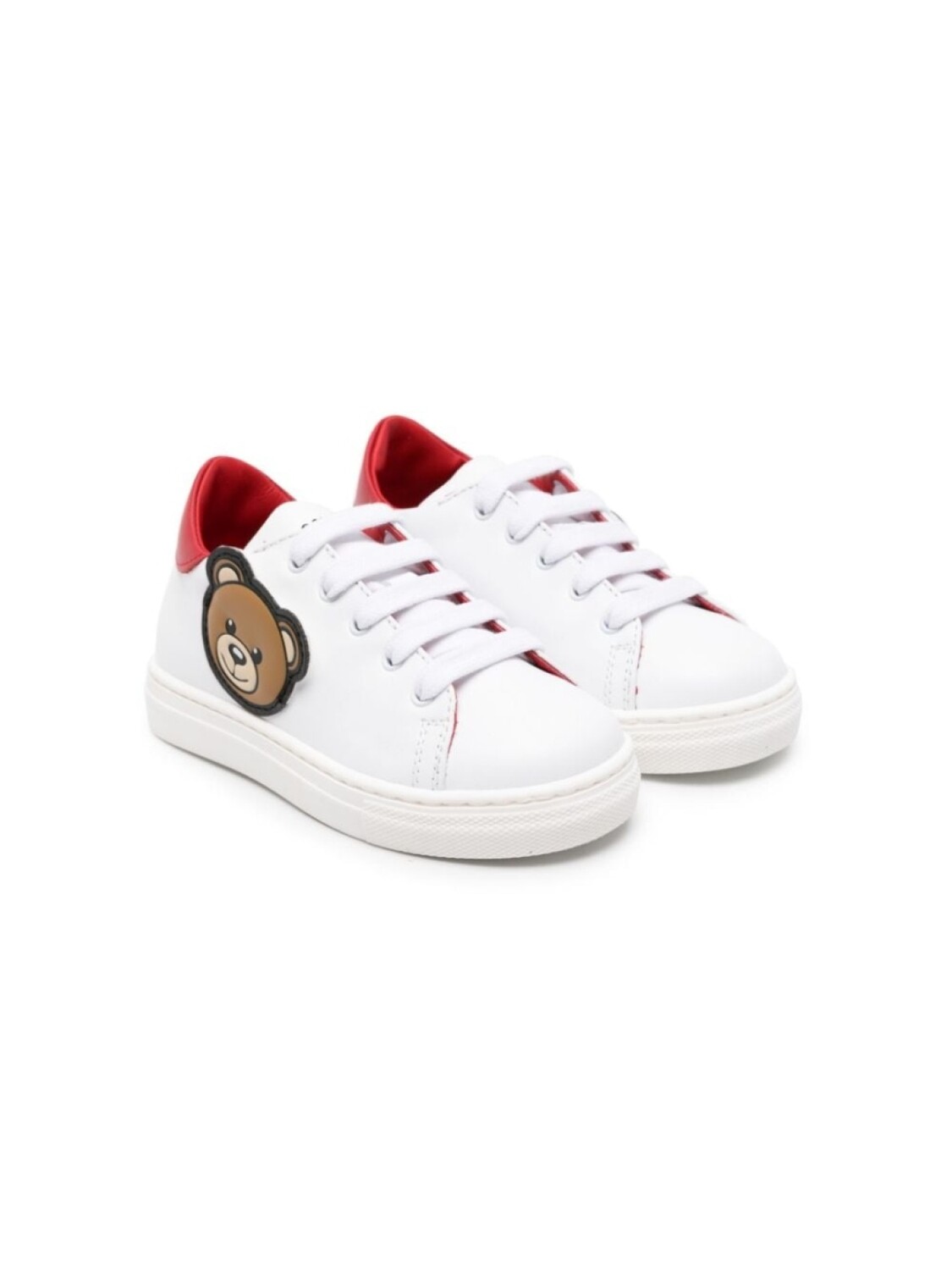 

Moschino Kids кеды с декором Teddy Bear, белый