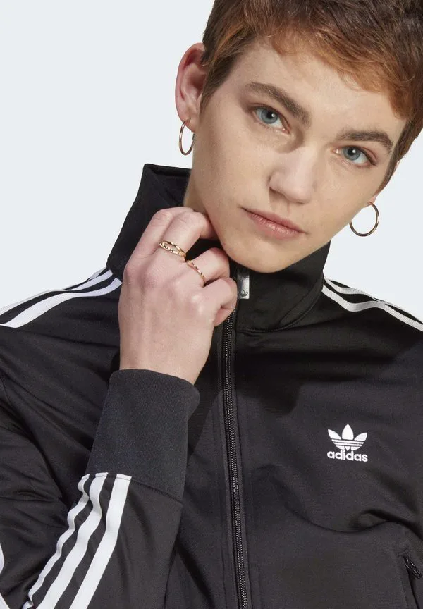Классическая тренировочная куртка "жар-птица" Adidas Originals, Black — фото 3