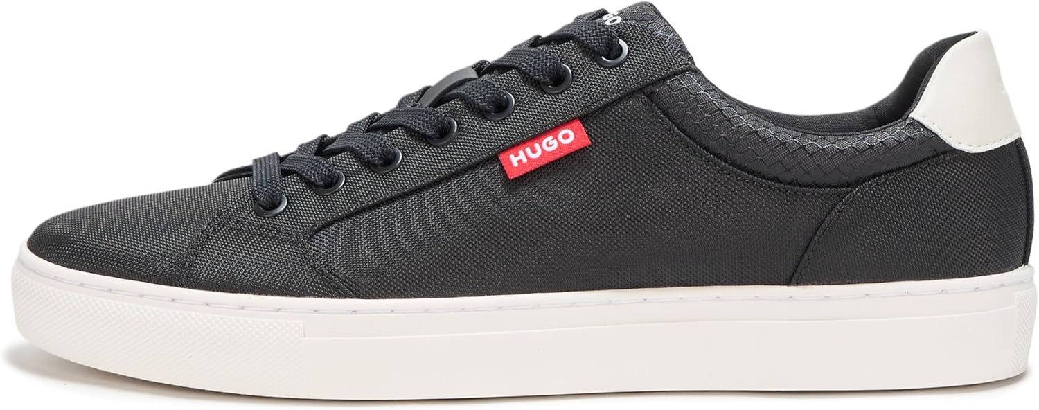 Мужские кроссовки HUGO Morrie с низким профилем и подошвой Cupsole, черный — фото 2