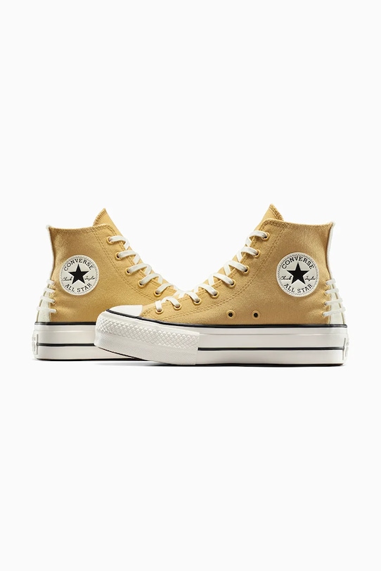 Кроссовки Chuck Taylor All Star Lift Converse, бежевый — фото 4