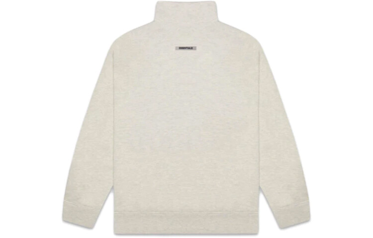 Ss20 Толстовка унисекс светло-овсяная Fear Of God Essentials, светло-бежевый — фото 2
