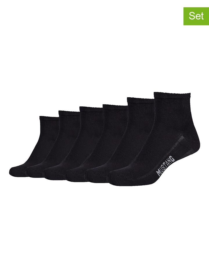 

Mustang Набор из 6 пар: черные носки