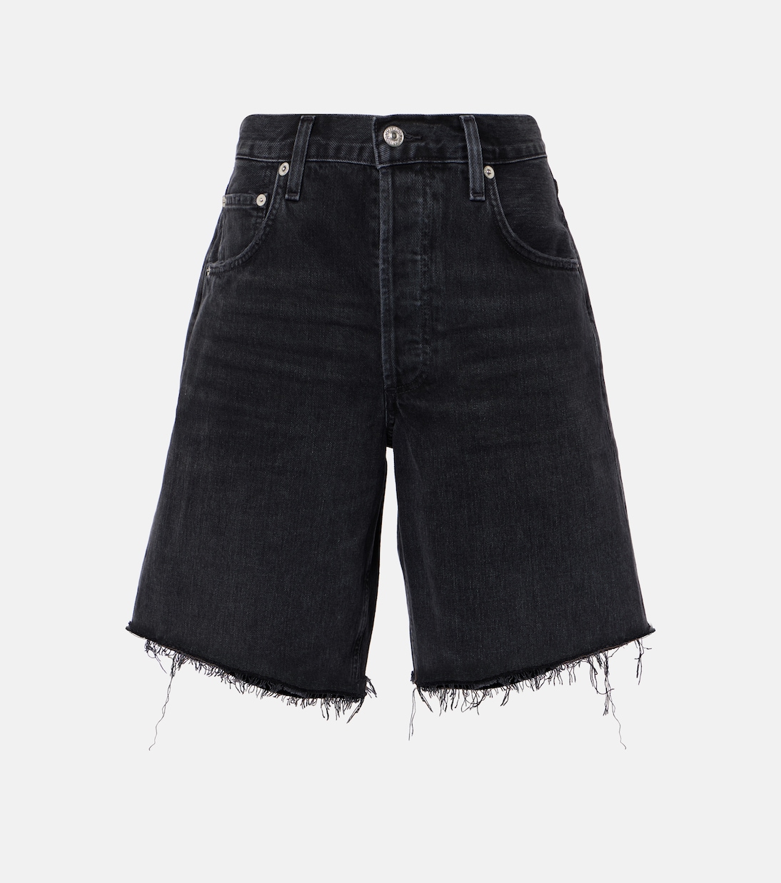 

Шорты джинсовые завышенные Ayla Citizens of Humanity, Washed Black