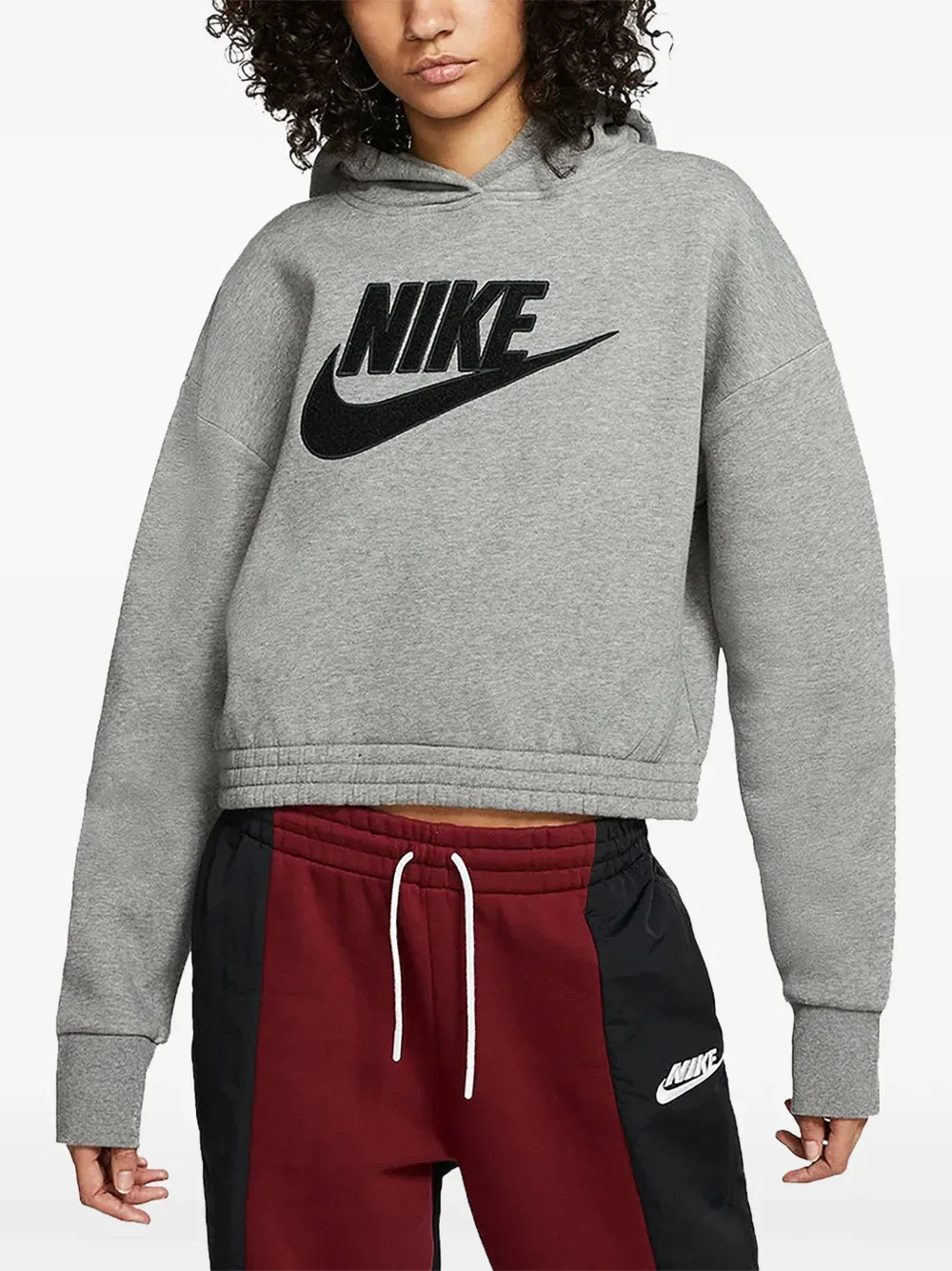 Укороченная толстовка Icon Clash Nike, серый