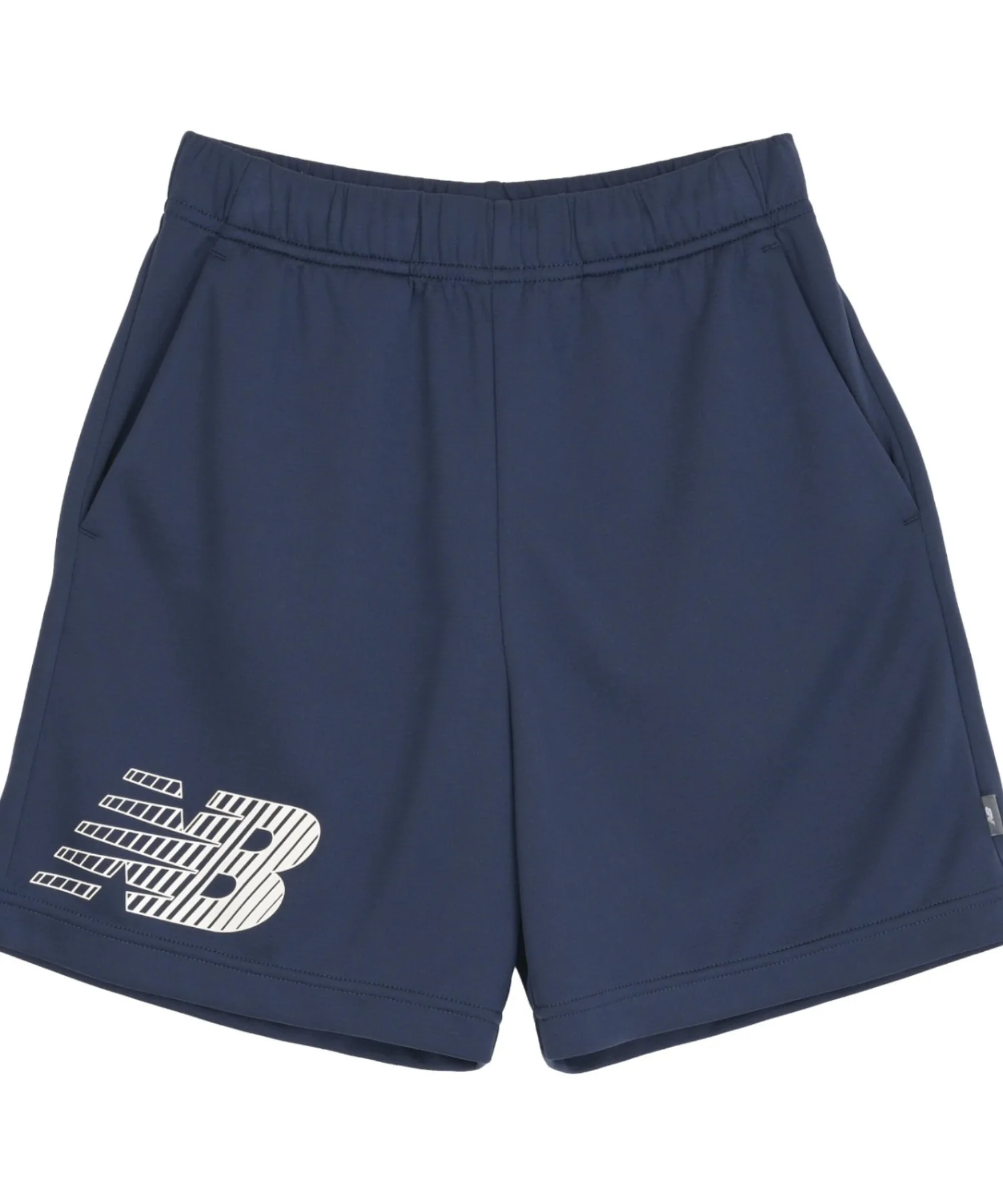 Детские шорты из полиэстера с большим логотипом New Balance Big Logo Navy
