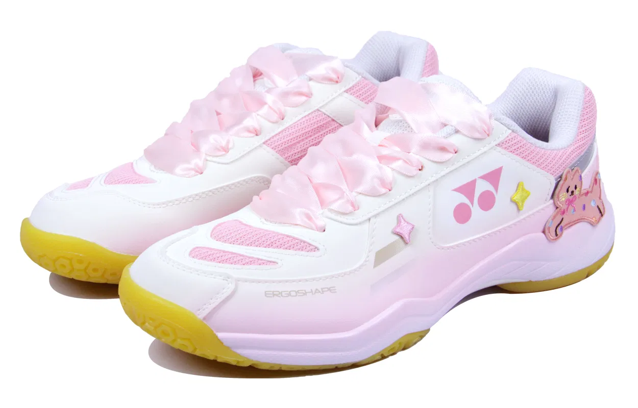 Кроссовки для бадминтона Power Cushion YONEX Beige Pink — фото 4