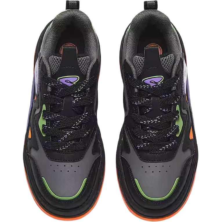 Slip Resistant Low top Детские Скейтбординг Обувь Kids' Antakids, черный/volcanic ash/revitalizing зеленый-4 — фото 3