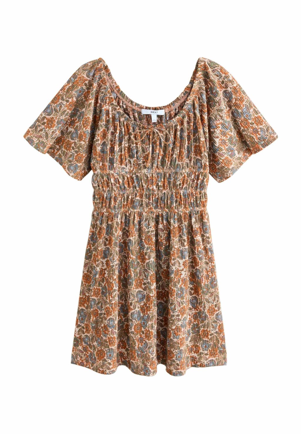 

Платье из джерси TALL FIT SHORT SLEEVE TIE FRONT Next, розовый