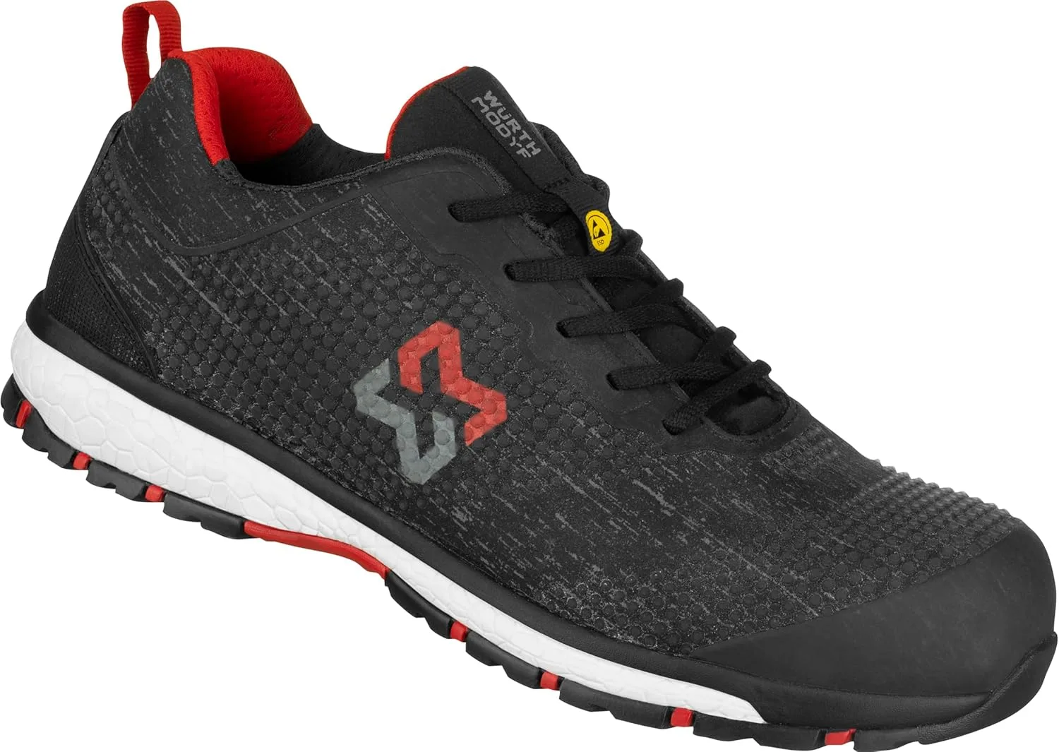 Рабочие ботинки WURTH MODYF Safety Shoes S3 Caracas Micro ESD - для мужчин и женщин - без металлических деталей и водоотталкивающие - размеры 35-48, угольный