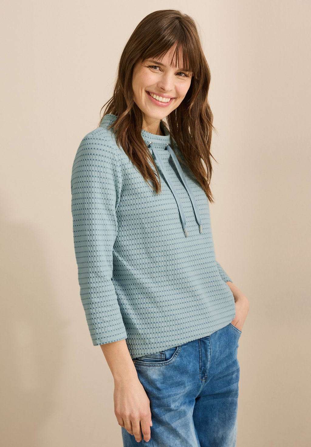 

Топ с длинными рукавами Cecil, зеленый