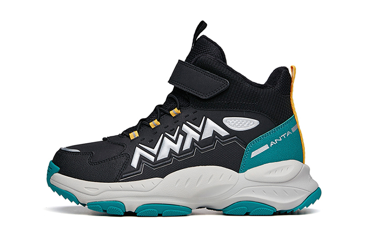 

Antakids Высокие детские кроссовки для бега, черные, зеленые, серебристые, для подростков