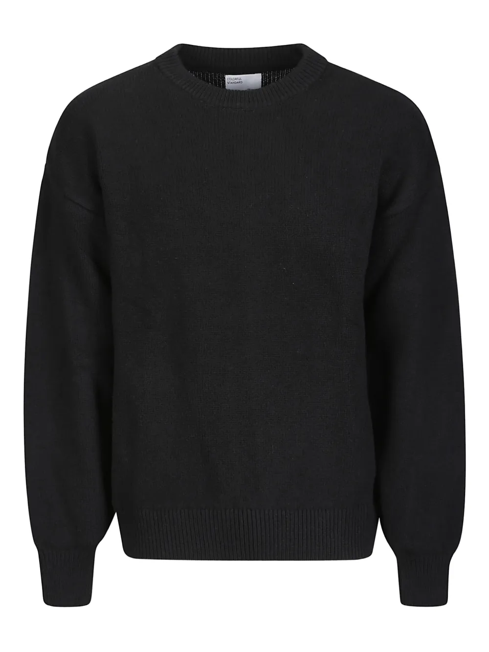 

Джемпер с круглым вырезом из мериносовой шерсти Colorful Standard, черный