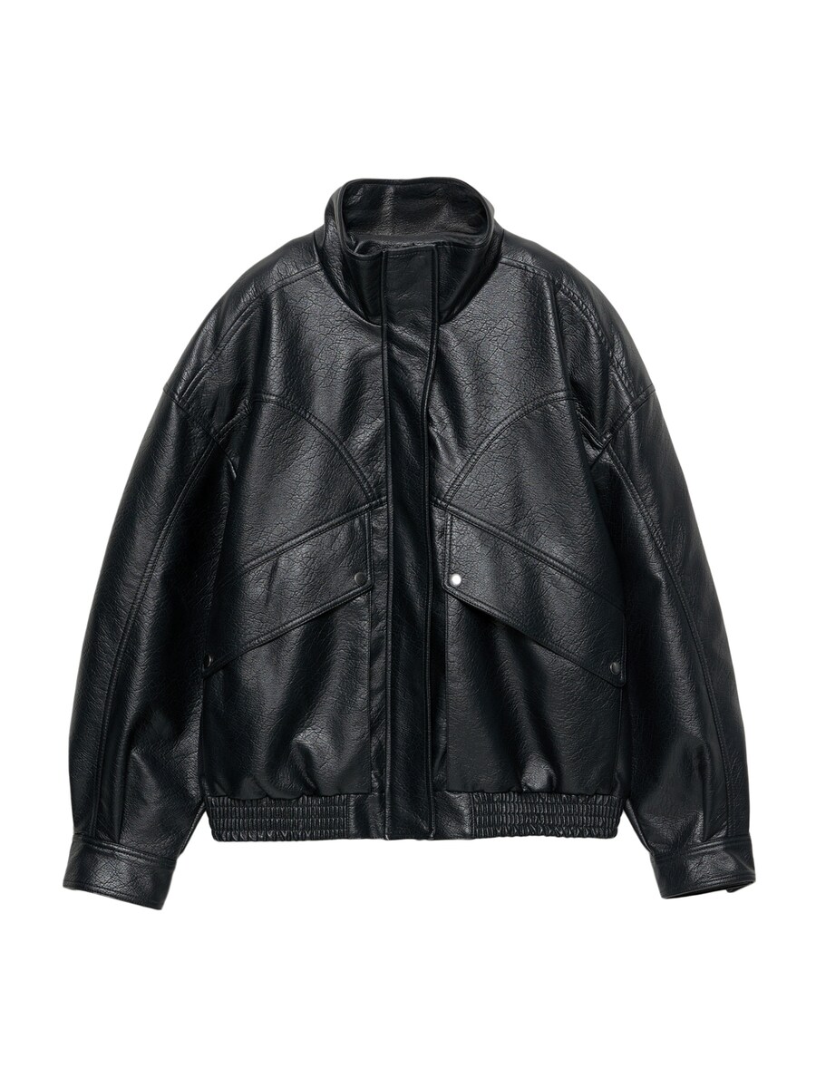 

Куртка межсезонная Pull&Bear, черный